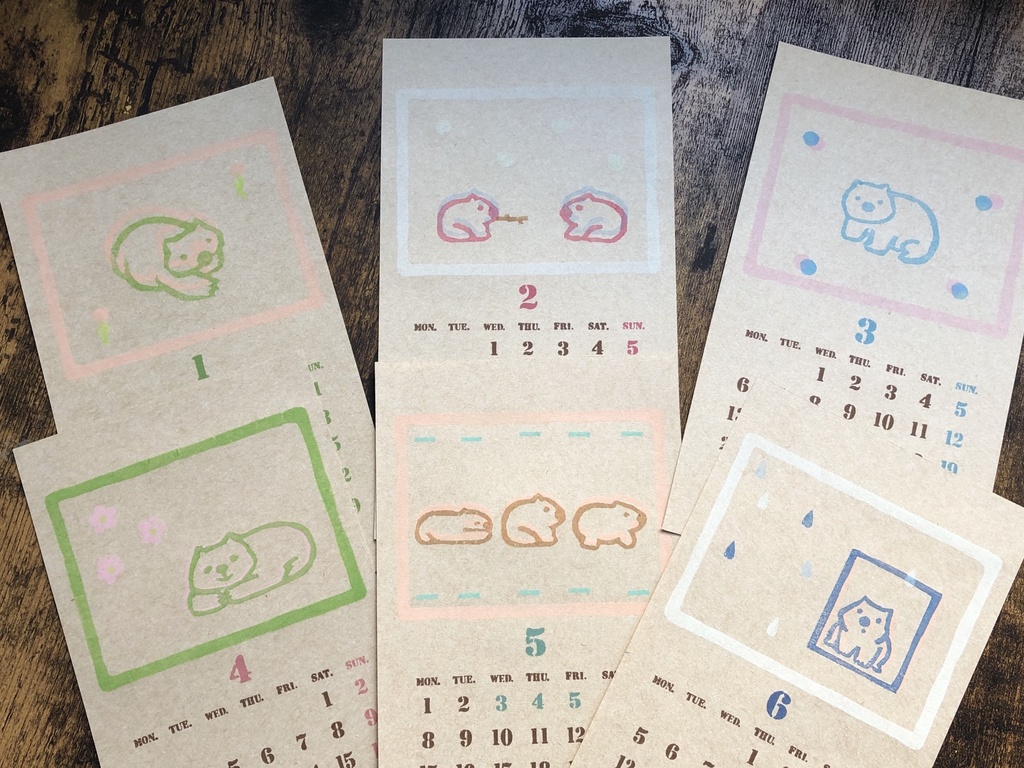 ウォンバット カレンダー 2023