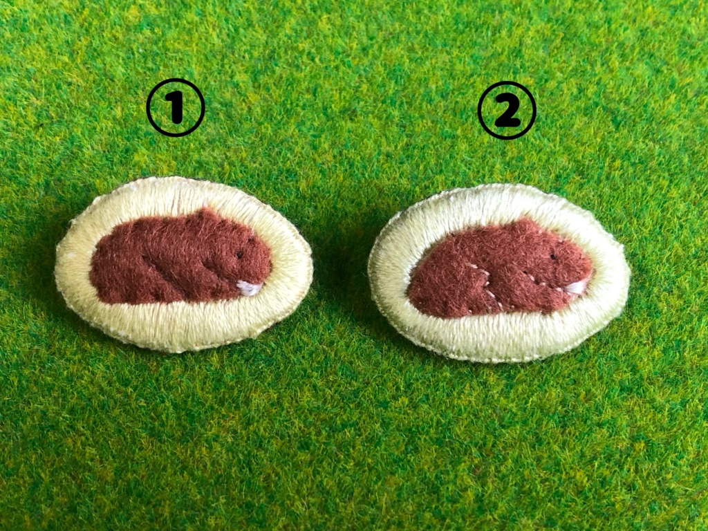 すやころウォンバット【ブローチ】