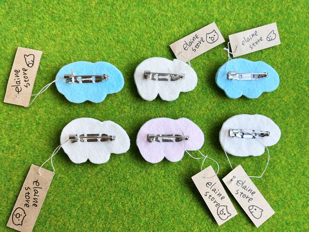 ウォンバット【ビーズブローチ】