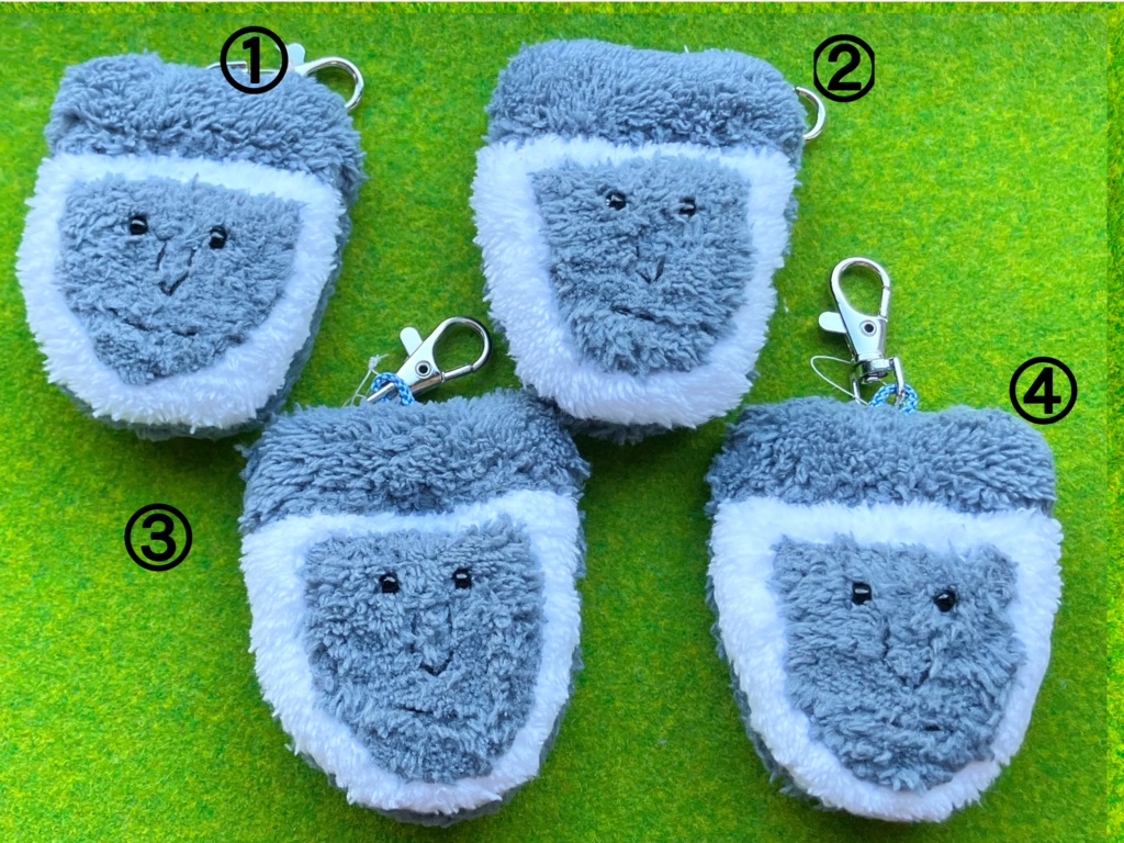 アビシニアコロブス【ぬいぐるみキーホルダー】