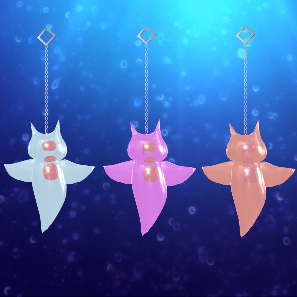 (VRC想定)揺れるクリオネイヤリング