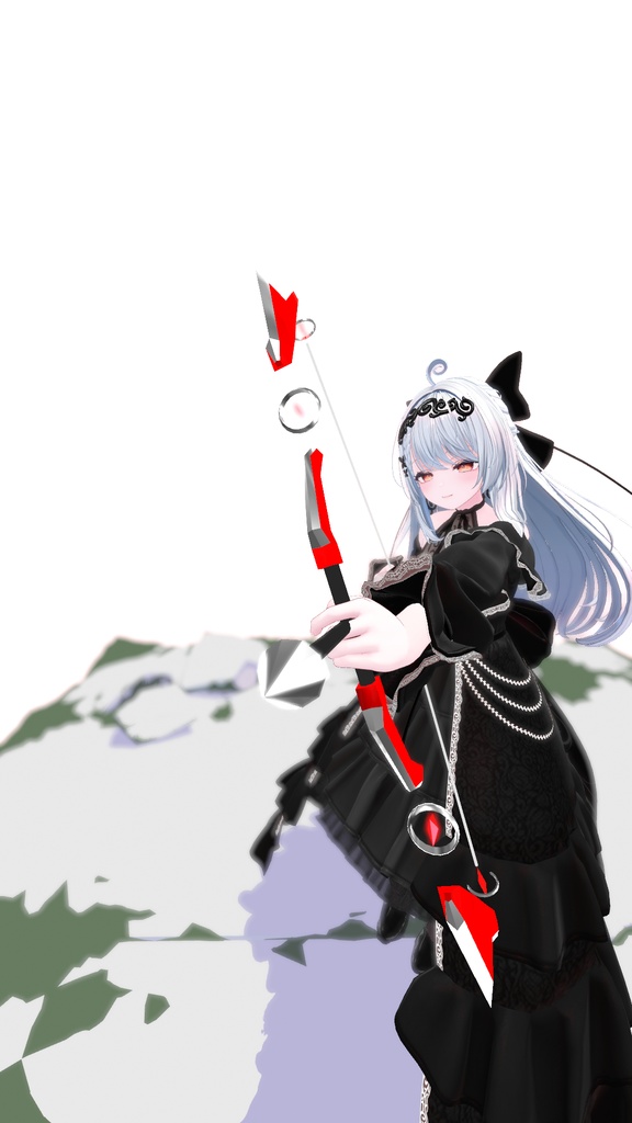 【VRC想定】レッドクォーツボウ