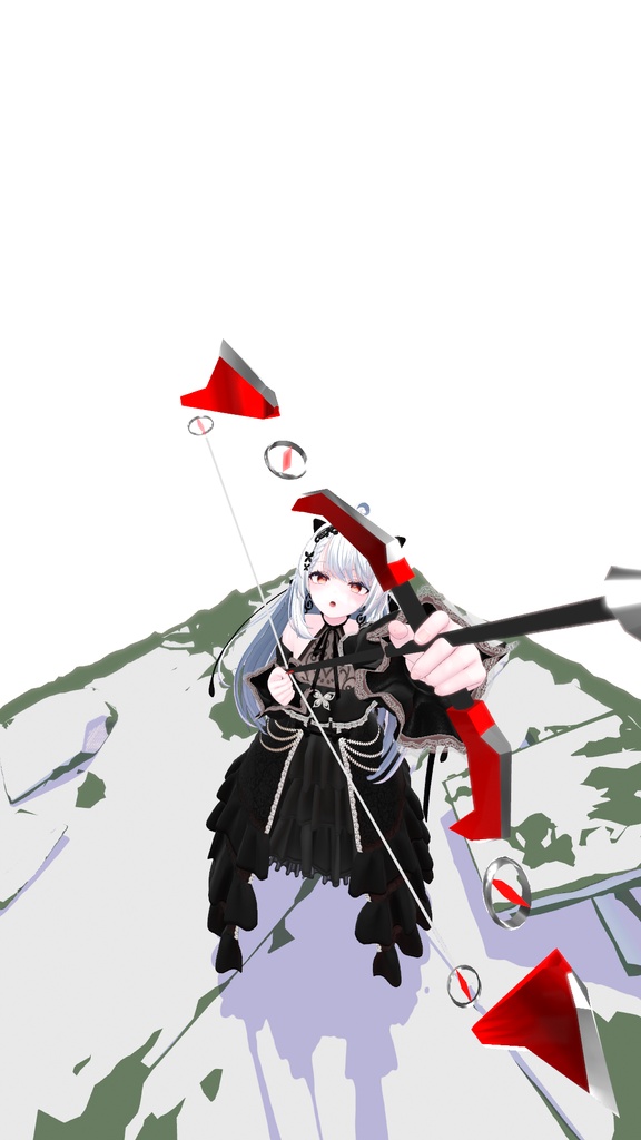 【VRC想定】レッドクォーツボウ