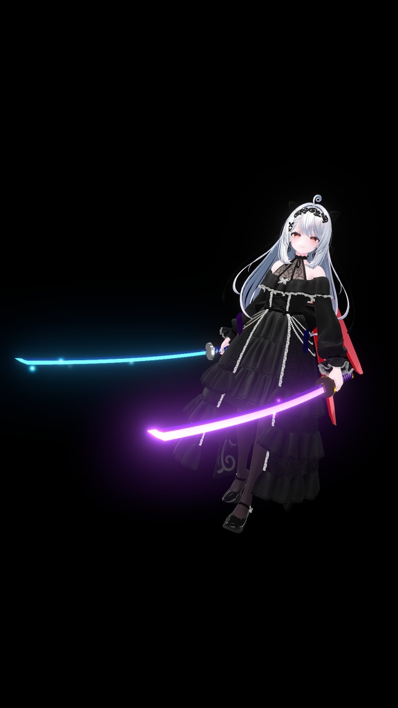 【VRC想定】刀ポーズ