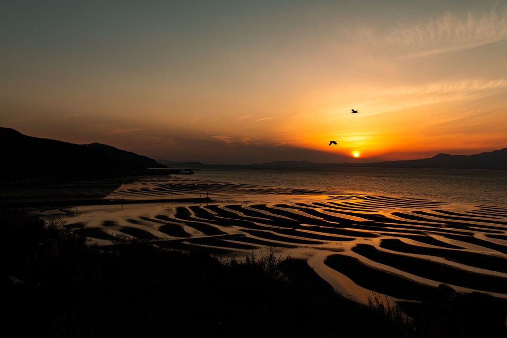 御輿来の夕景