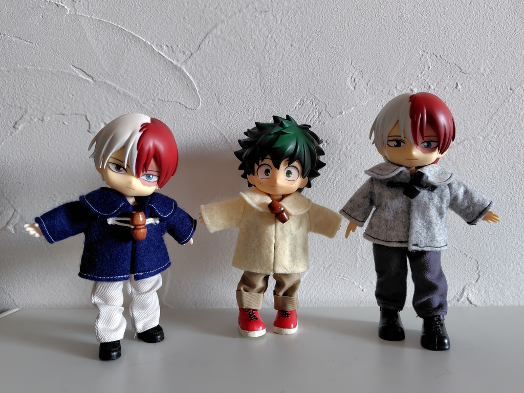 ドール用1つ釦コート