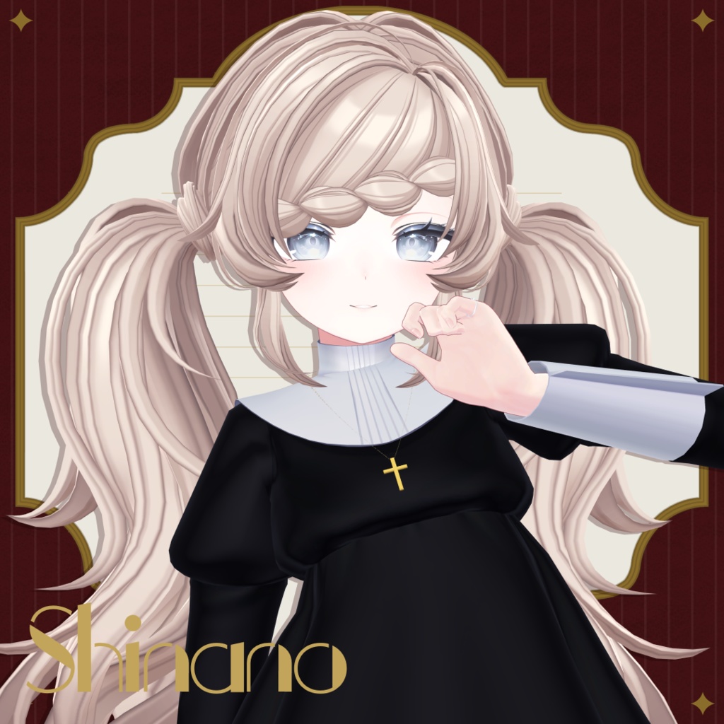 【6アバター対応】ご機嫌ドッグツインテール【VRC想定】