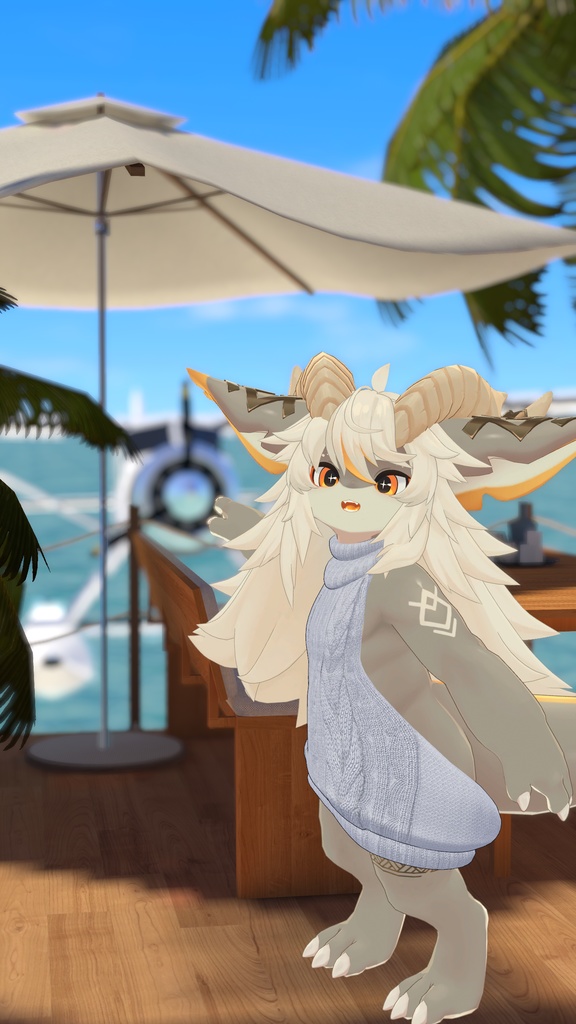 【対応衣装】 Halterneck Sweater & Bikini