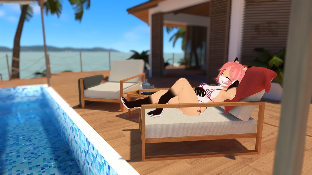 【対応衣装】 Halterneck Sweater & Bikini