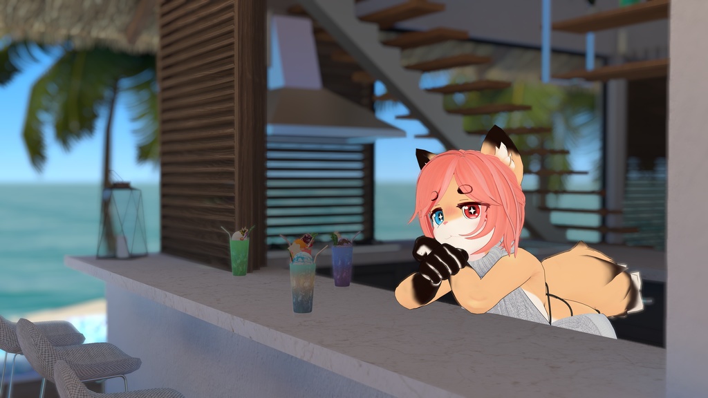 【対応衣装】 Halterneck Sweater & Bikini