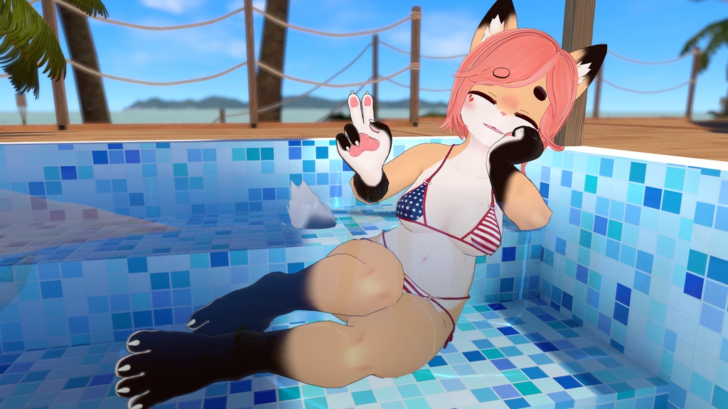 【対応衣装】 Halterneck Sweater & Bikini