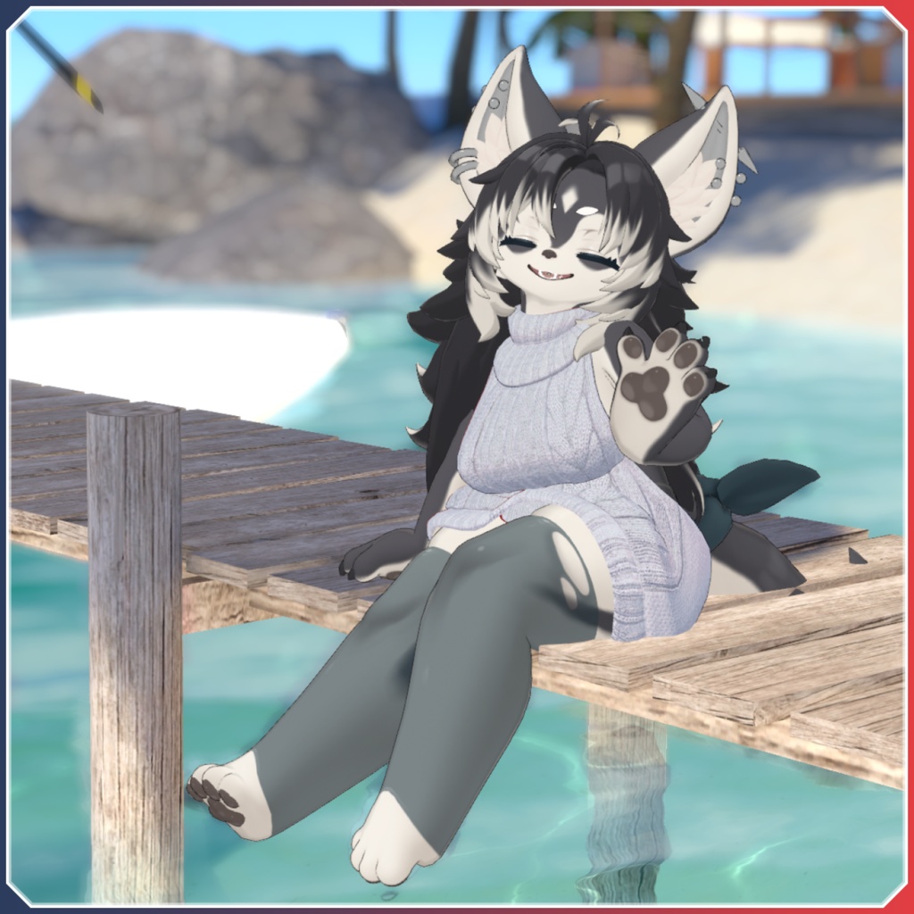 【対応衣装】 Halterneck Sweater & Bikini