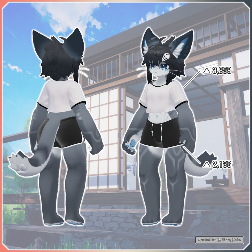 【対応衣装】 Dolphin Pants & Shirts