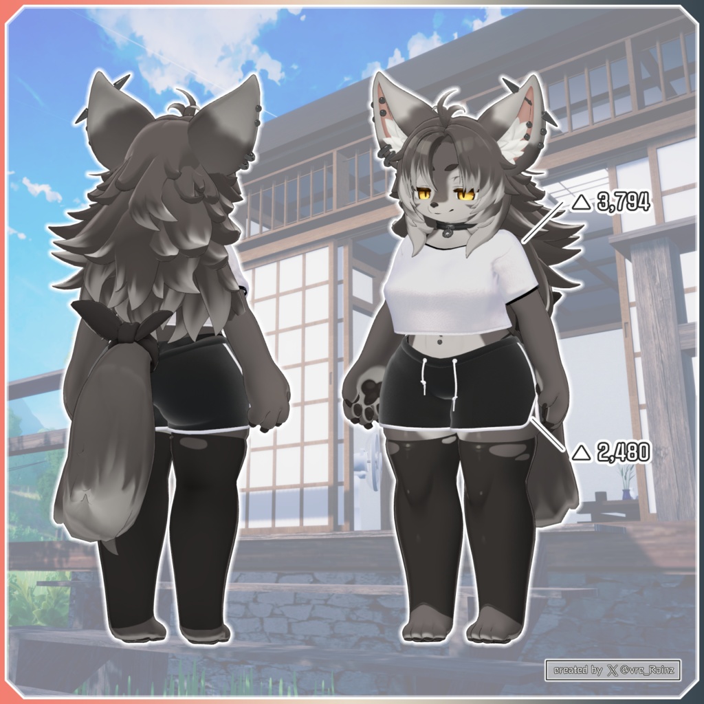 【対応衣装】 Dolphin Pants & Shirts