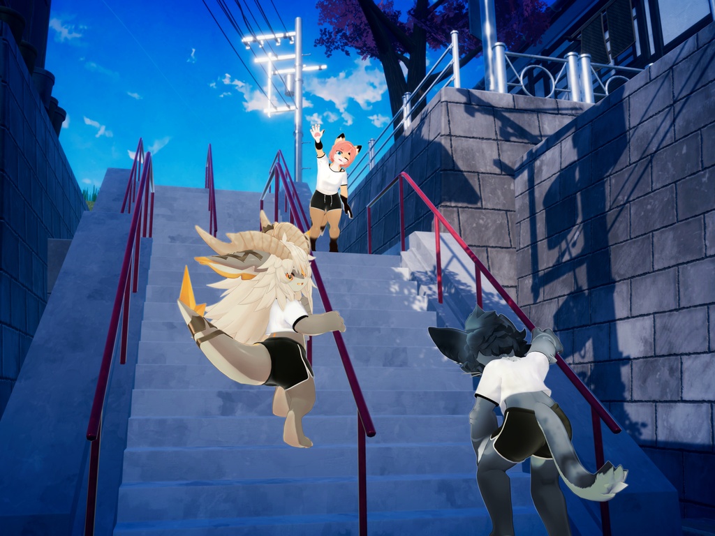 【対応衣装】 Dolphin Pants & Shirts