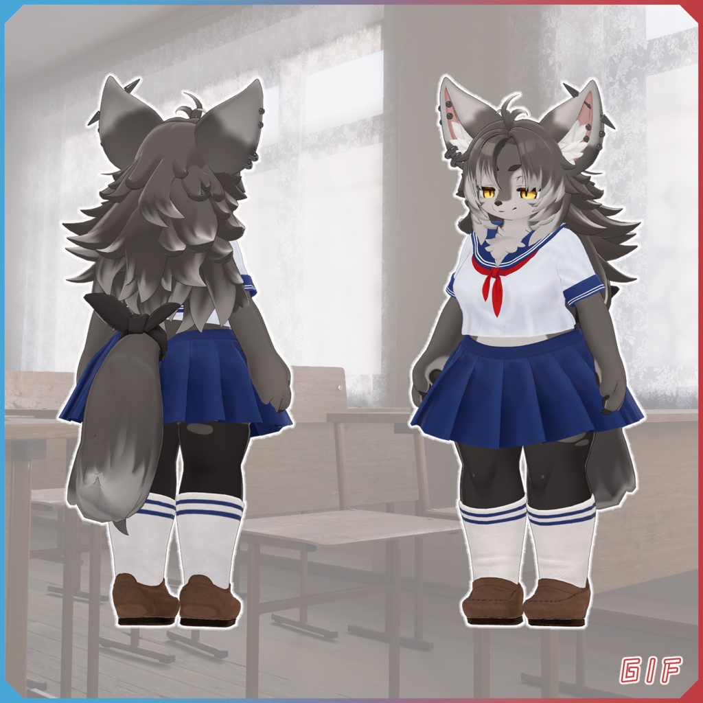 【対応衣装】セラ服 (Sailor Uniform)