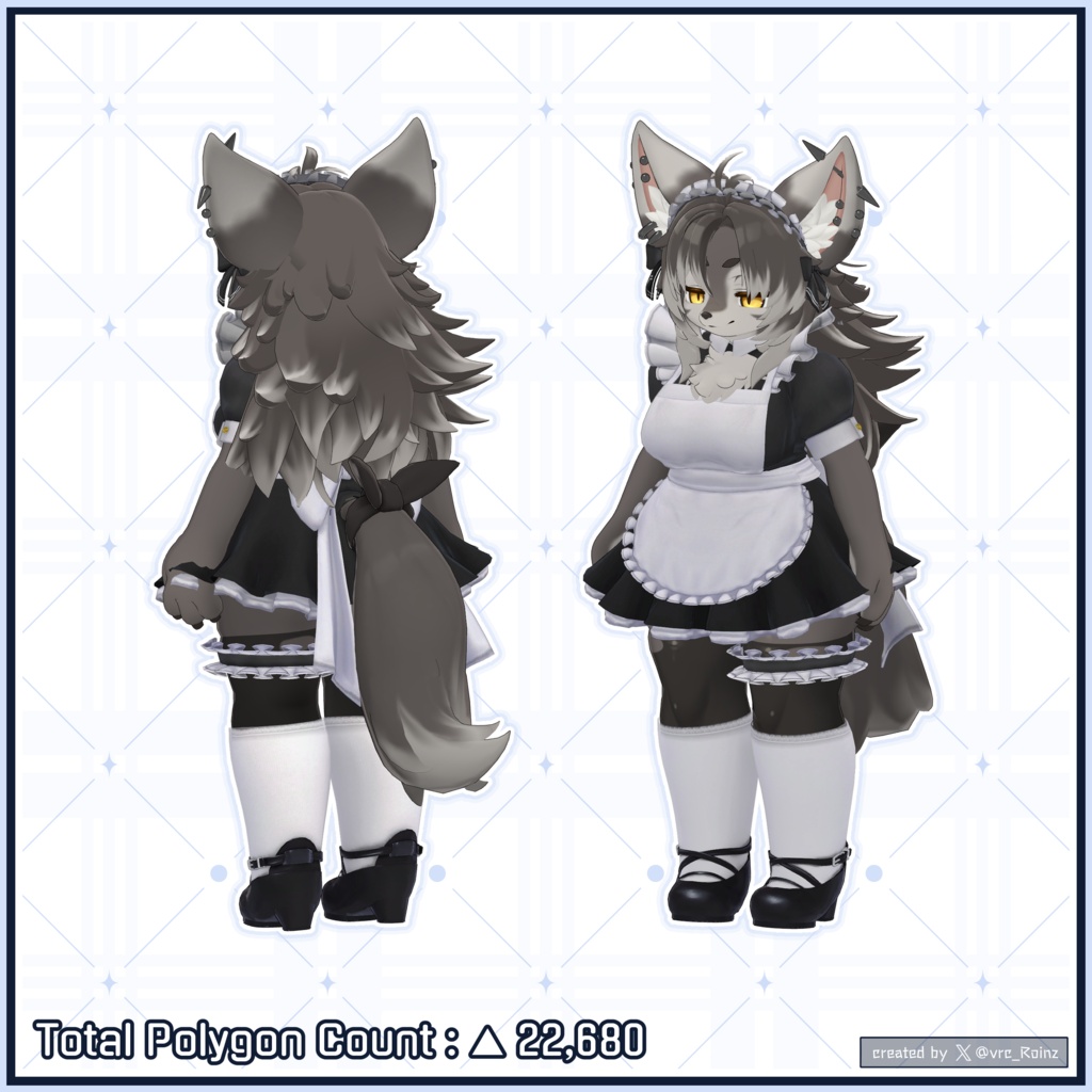 【対応衣装】クラシックメイドセット(Classical Maid Set)