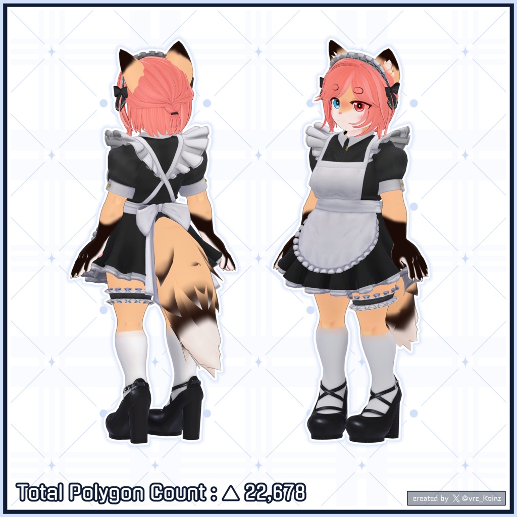 【対応衣装】クラシックメイドセット(Classical Maid Set)