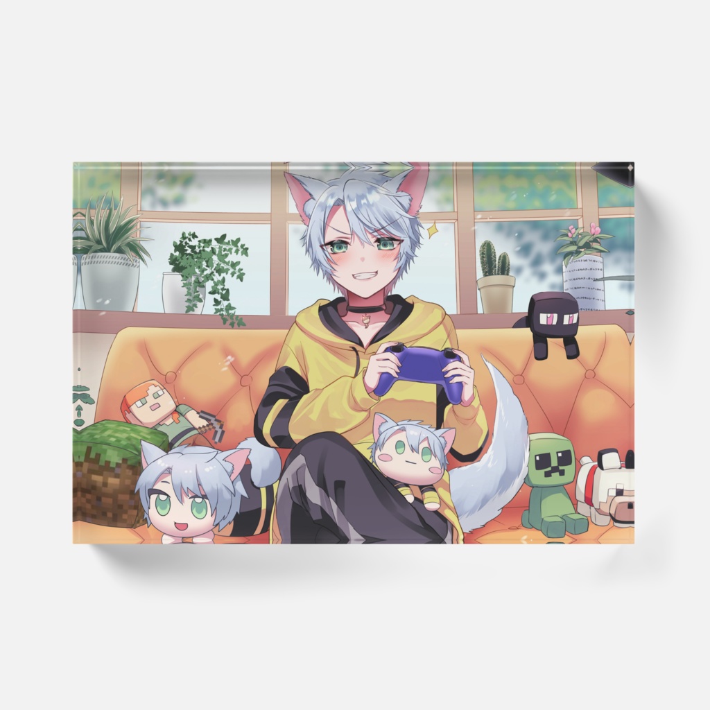 エンディングイラストアクリルブロック