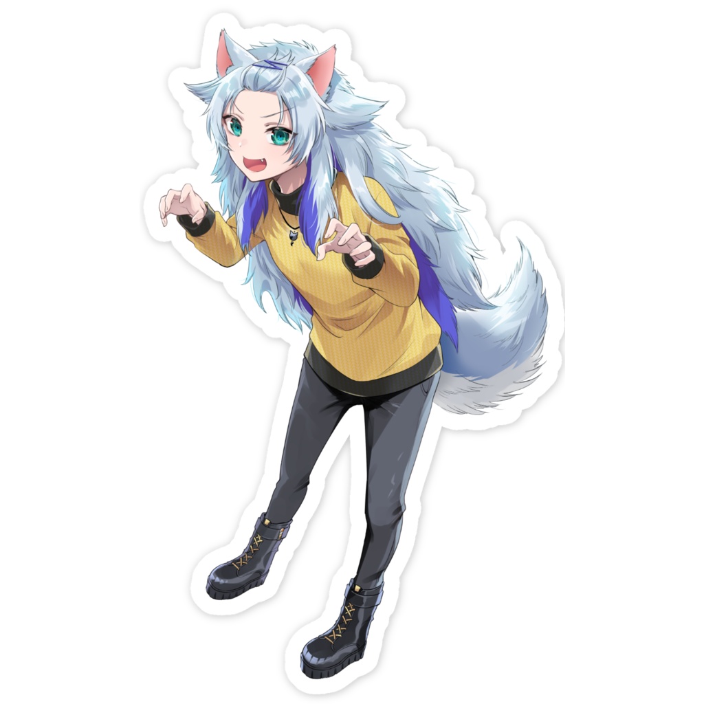 新もちステッカー