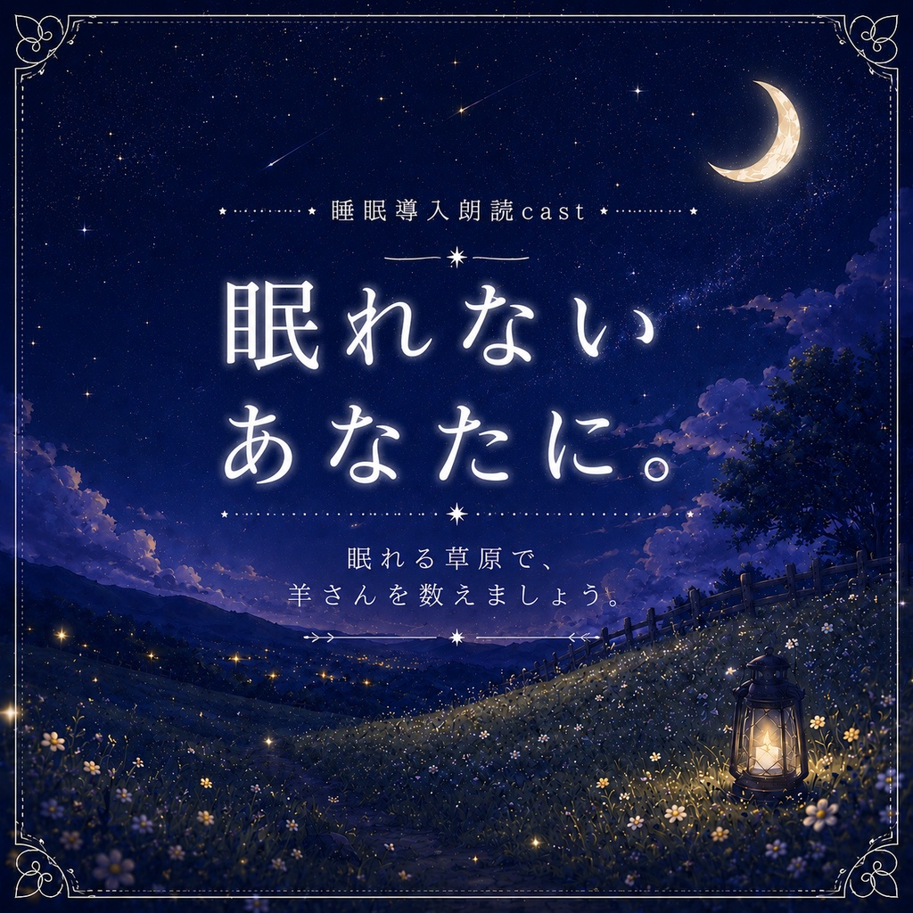眠れないあなたに。