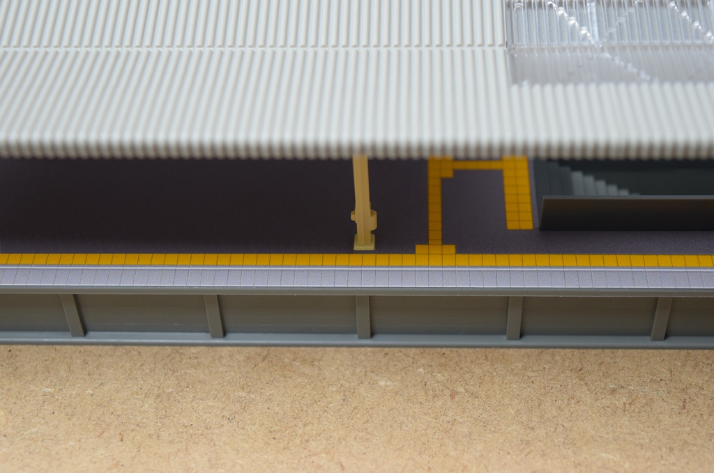 K社「島式ホーム」ディティールアップシート:ホームエンド1用