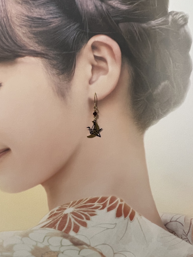 【鶴月】イメージピアス