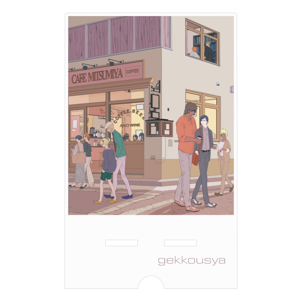 待ち合わせアクリルスマホスタンド