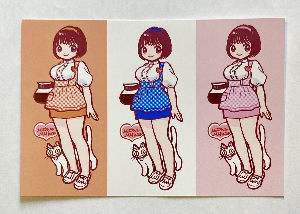 ウエイトレスポストカード