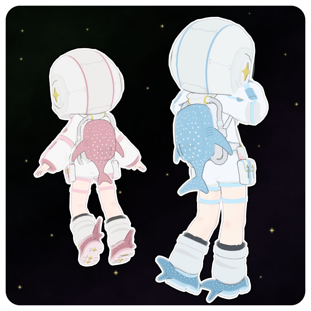 ⭐️SALE中🐋【まめひなた・キプフェル対応】Little Star Whale Shark 【MA対応】