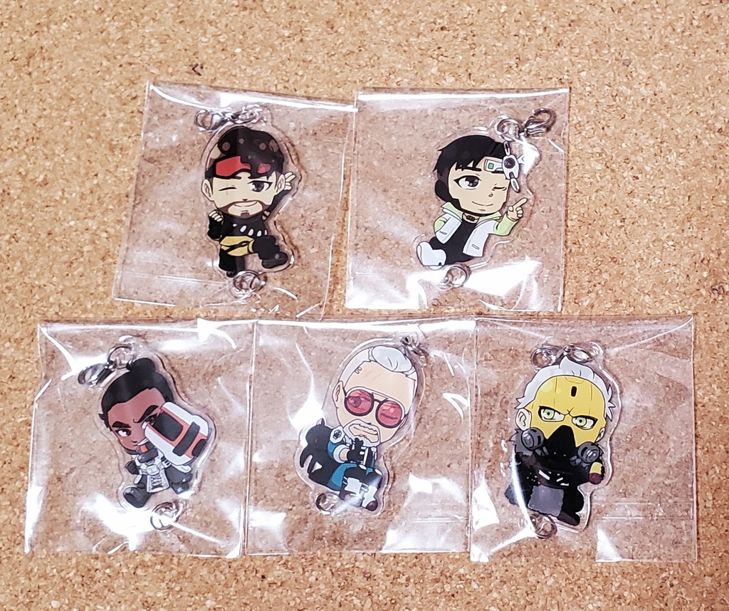 連結アクリルチャーム