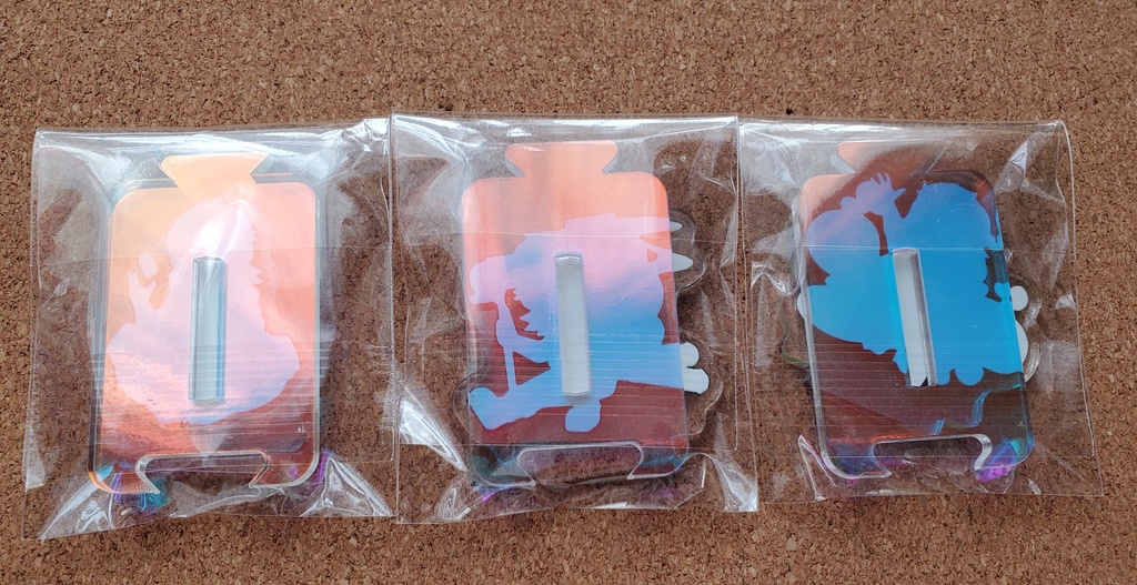 連結アクリルスタンド