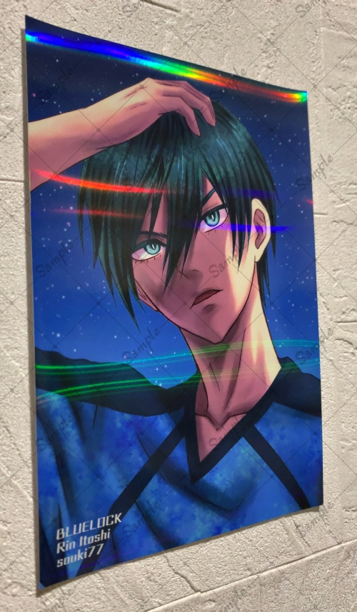 【キラキラ★ホログラムポストカード】ブルーロック 糸師凛 PB-1