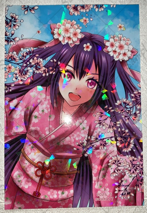 【キラキラ★ホログラムポストカード】オリジナル PO-1