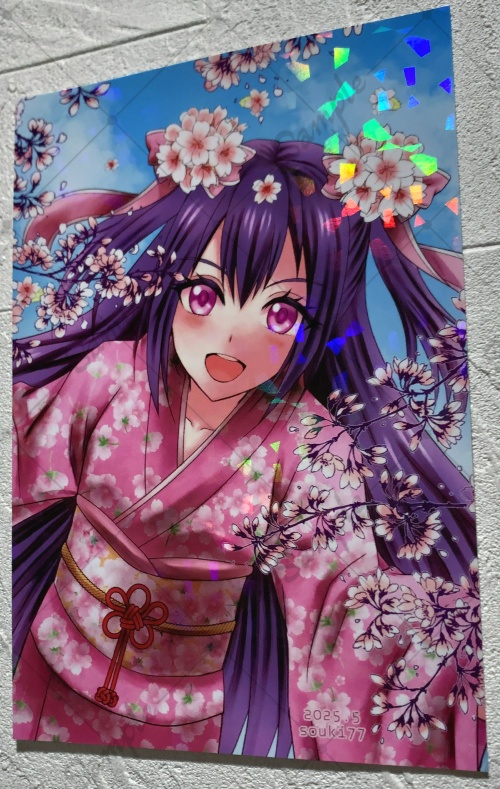 【キラキラ★ホログラムポストカード】オリジナル PO-1