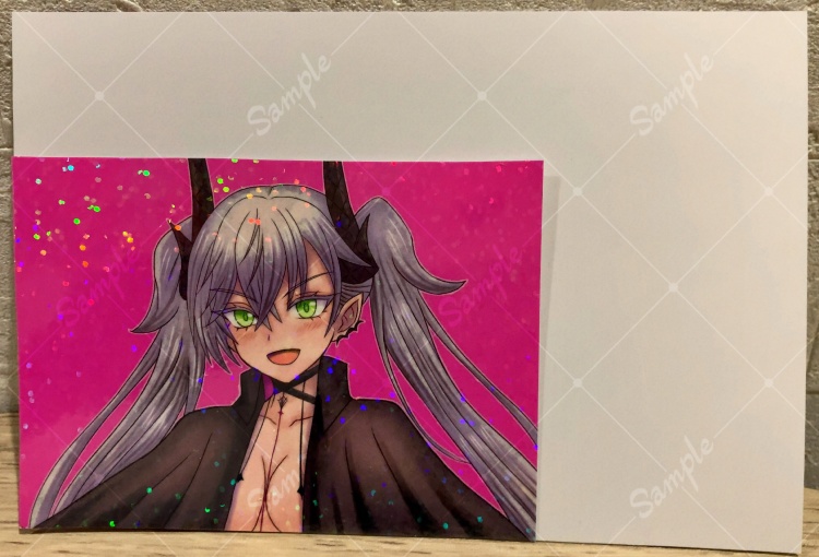 【キラキラ★ホログラム ステッカー小 スマホステッカーサイズ】リリス(FGO)FS-2