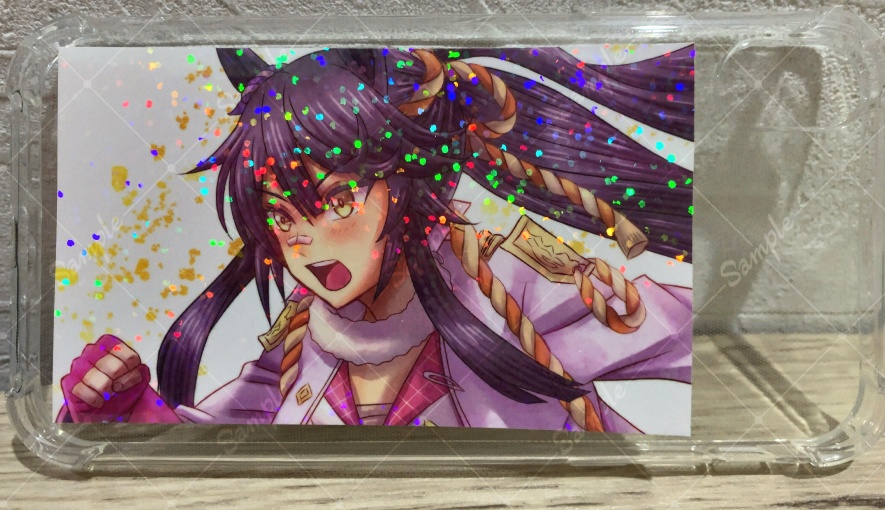 【キラキラ★ホログラム ステッカー小 スマホステッカーサイズ】ナリタブライアン(ウマ娘)US-2