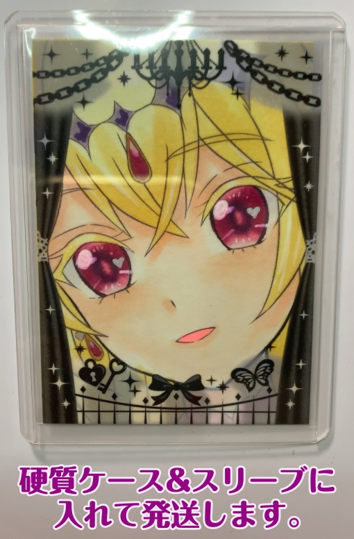 【生原画】コピック原画*手彩色 (トレカサイズ) キュアアルカナ・シャドウ