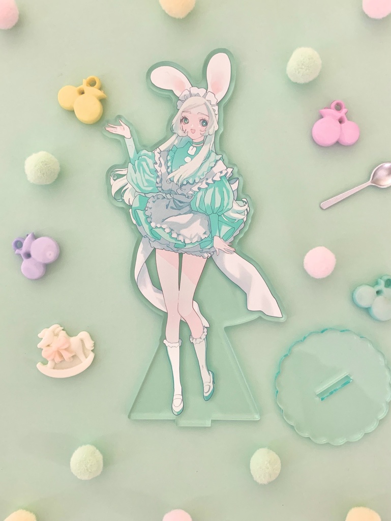 うさちゃんアクスタ（ホワイト）