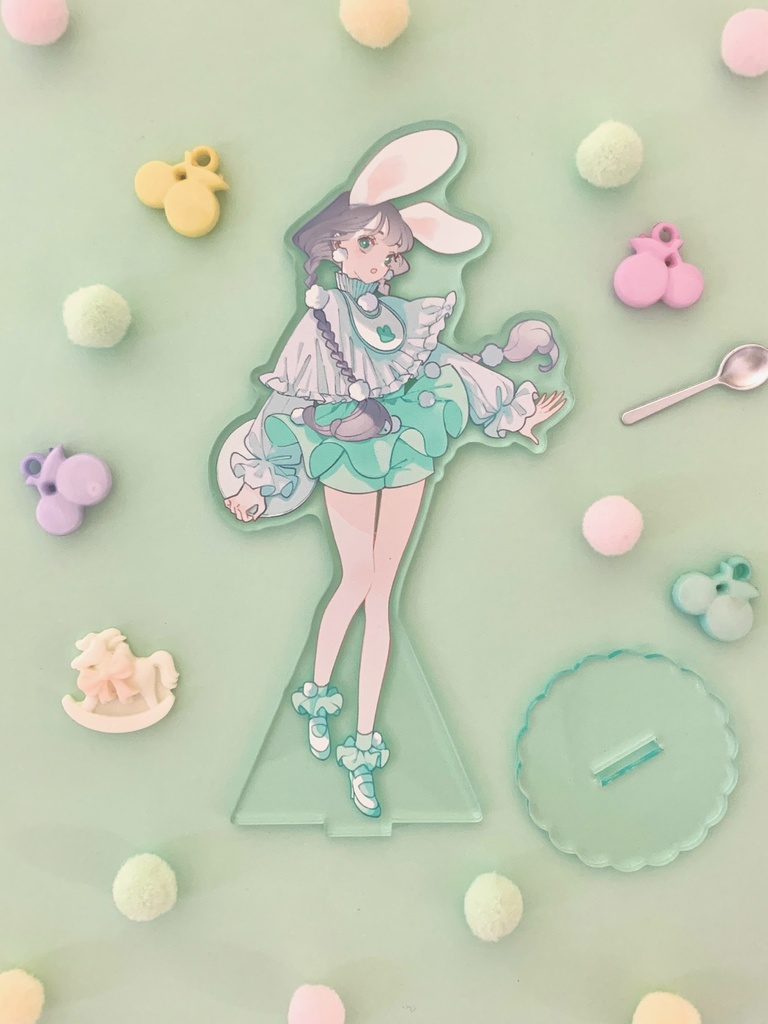 うさちゃんアクスタ（ブラック）