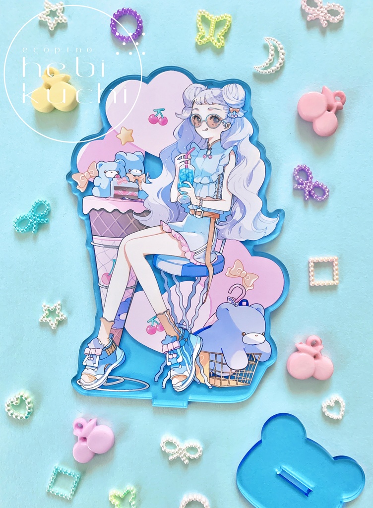 一緒にお茶してくれるアクスタ