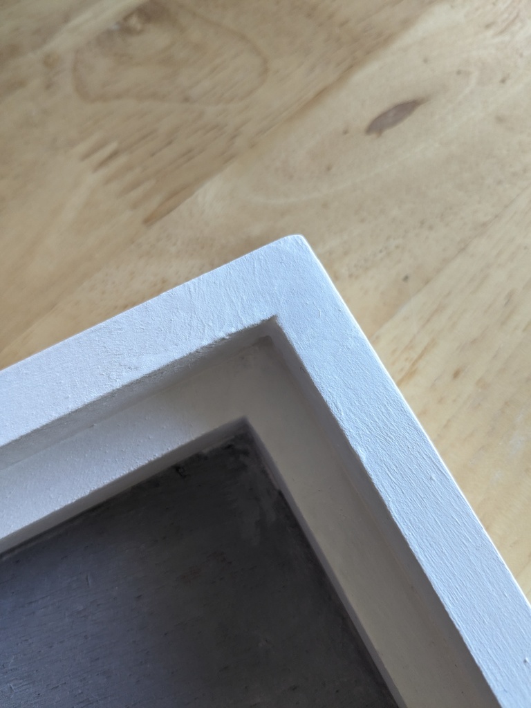 ☆額付き☆油絵 【雨のふじさん】