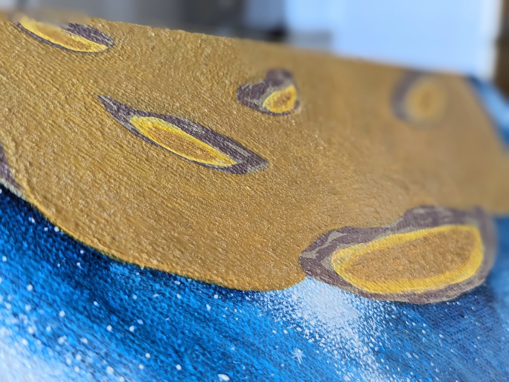 アクリル画 【頭の中の宇宙】