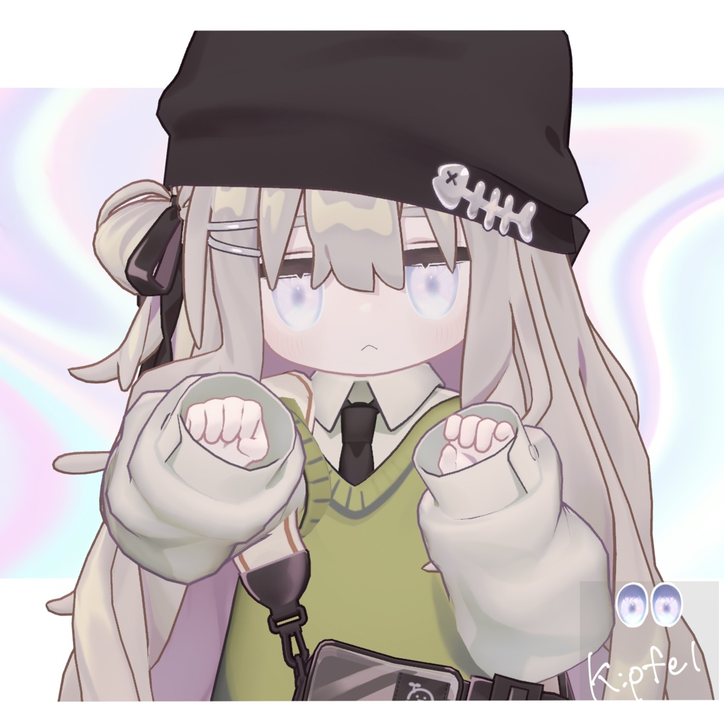 【無料8avatar対応】×AURORA× eyeTexture_0.0