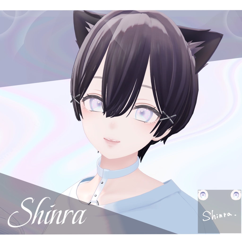 【無料8avatar対応】×AURORA× eyeTexture_0.0