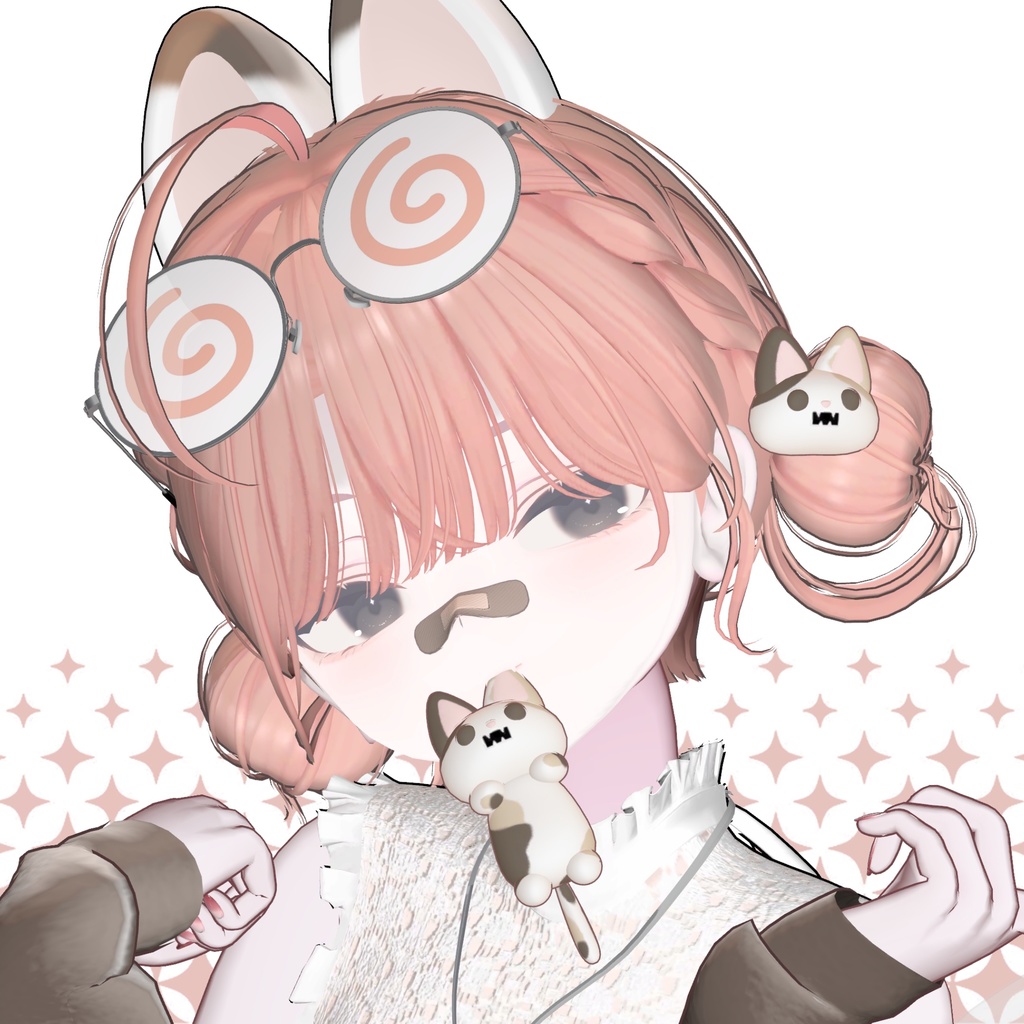 3Dモデル AURORAぶらんぶらんNEKO