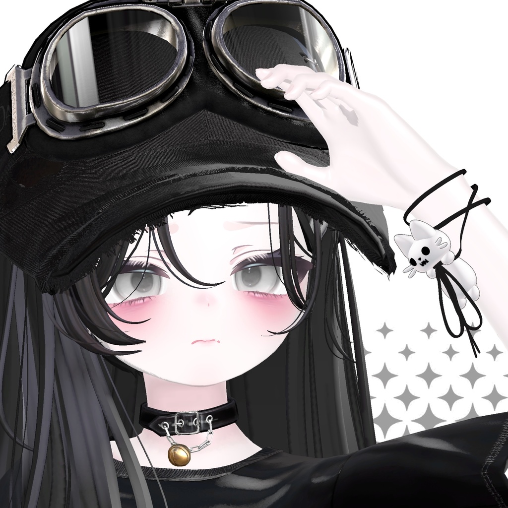 3Dモデル AURORAぶらんぶらんNEKO