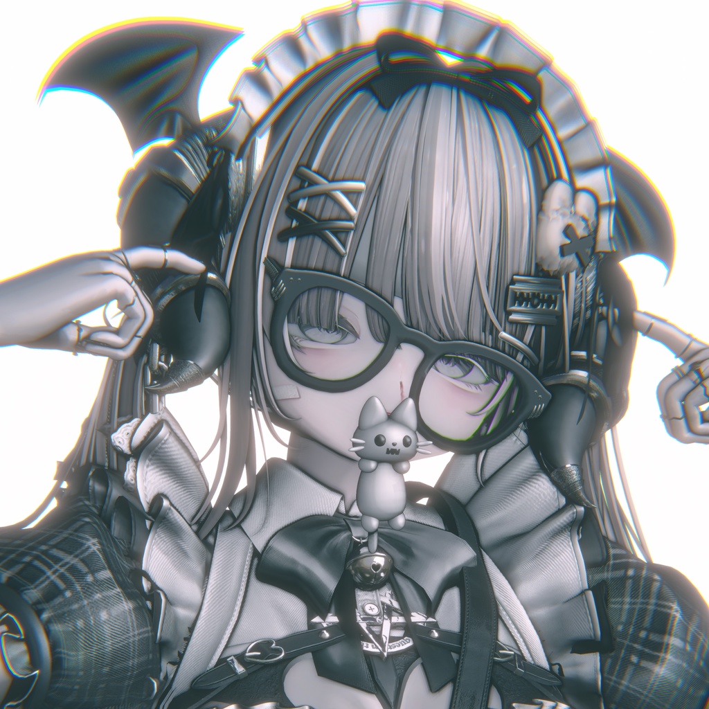 3Dモデル AURORAぶらんぶらんNEKO