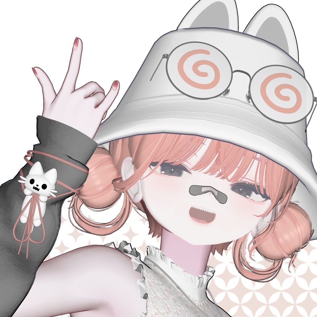 3Dモデル AURORAぶらんぶらんNEKO