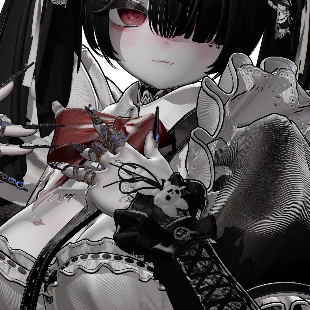 3Dモデル AURORAぶらんぶらんNEKO